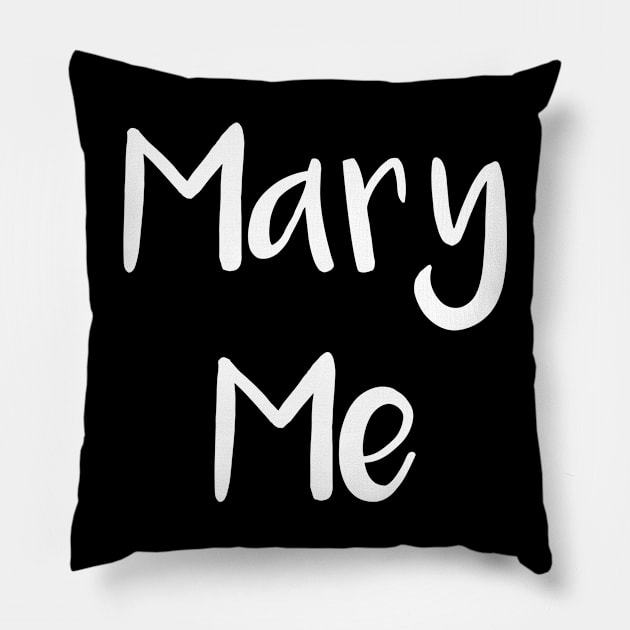 Bloody Mary Mary Me Funny Brunch Drinks Pillow by MisterMash