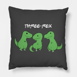 Three-Rex Pillow