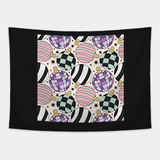 Goth Christmas Ornaments Tapestry