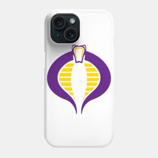 Purple and Gold Cobra Phone Case