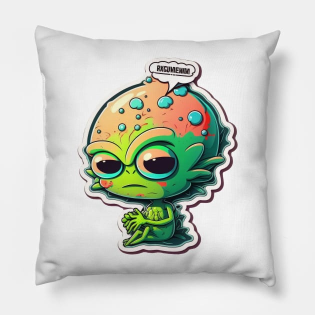 Alien Pillow by pxdg