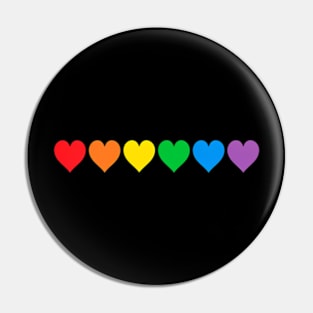 Heart Pocket Lgbt Flag Cute Gay Pride Rainbow Glbt Month Pin