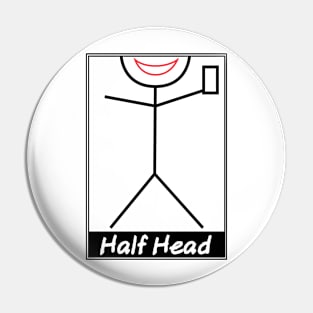 Half Head Pin