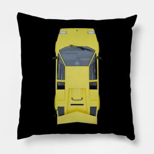 Yellow Jacket Countach Pillow