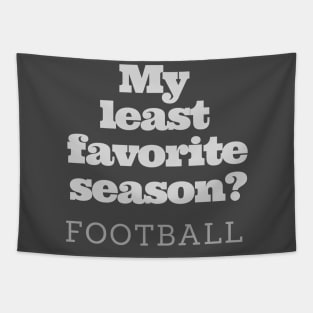 My Least Favorite Season?  Football Tapestry