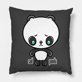 Sad Panda Pillow