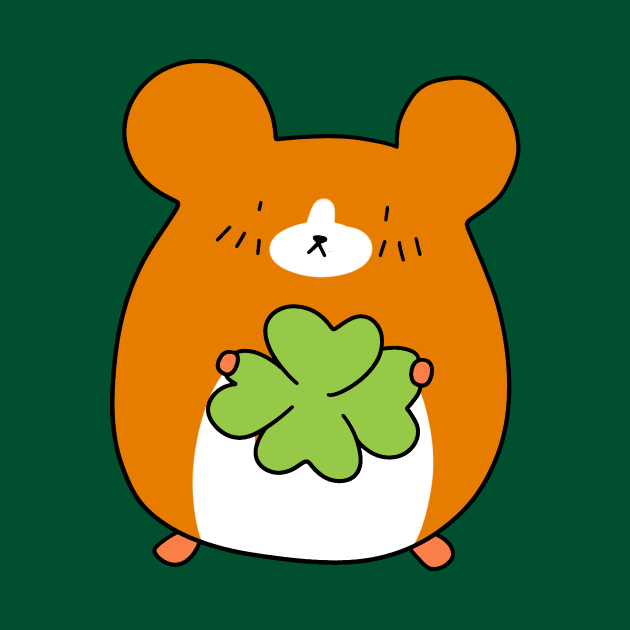 Four Leaf Clover Hamster by saradaboru