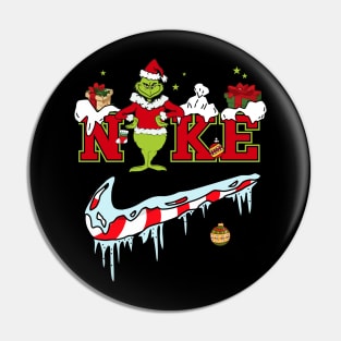 Funny Christmas Grinch Nke Christmas Grinch Snow Pin