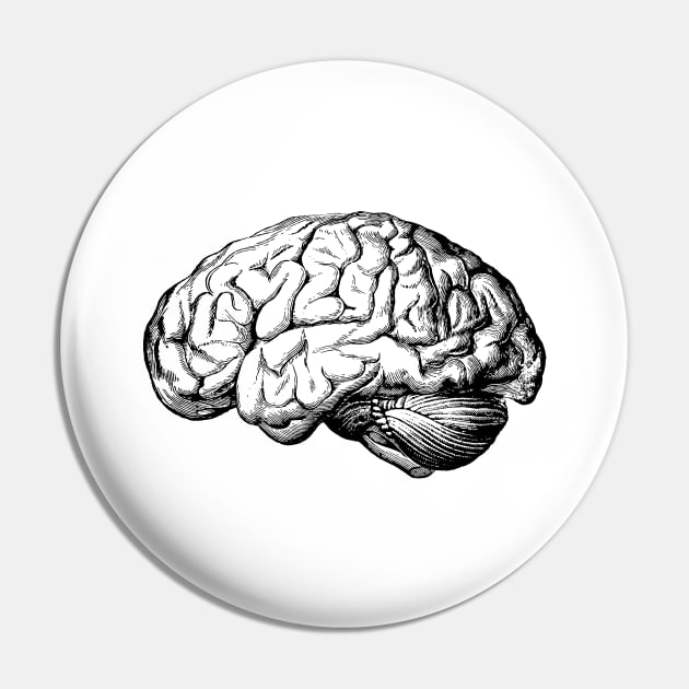 Brain Pin by DePsychologist