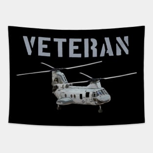 Veteran Ch-46 Sea Knight Helicopter Tapestry