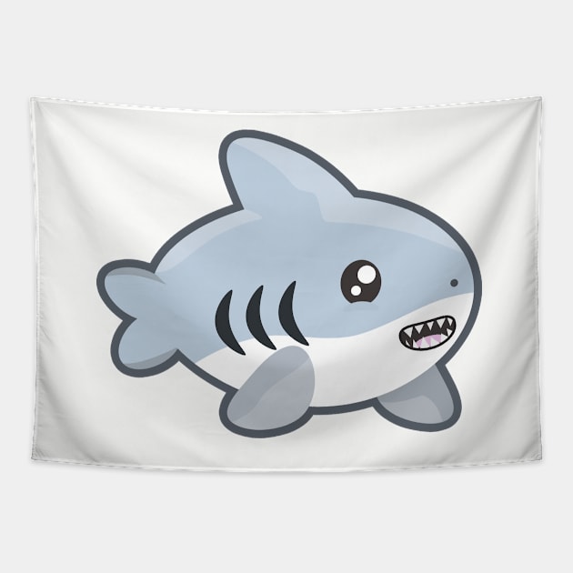 Kawaii Shark Tapestry by KawaiiNir