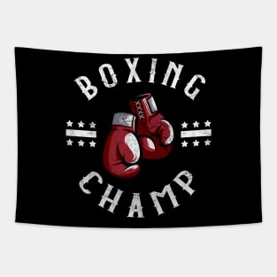Boxing Champ Box Sports Martial Arts Fighter Tapestry