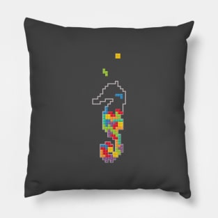 Tetris seahorse Pillow