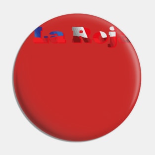 Chile Logo with La Roja! Pin