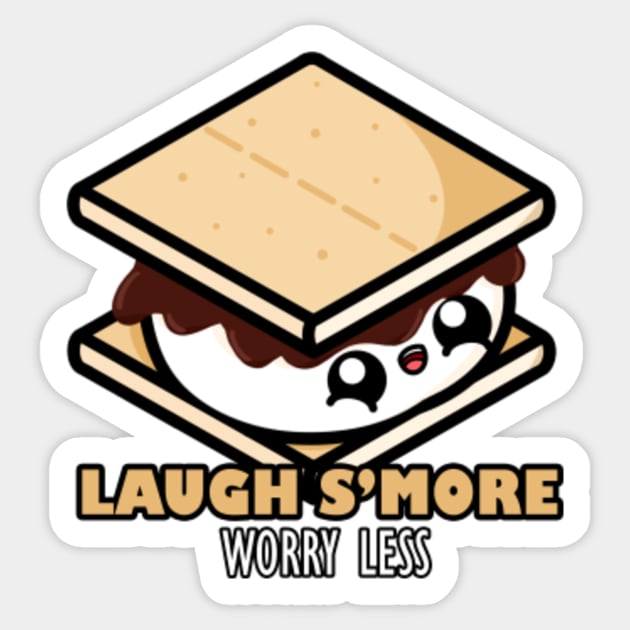 Cute Kawaii Laughs Sticker
