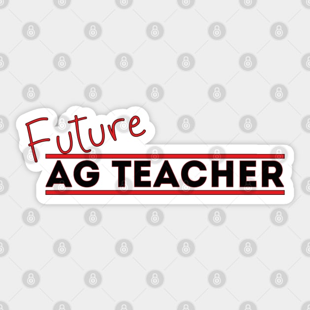 Future Teacher Sticker