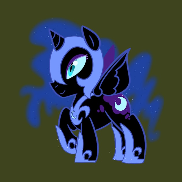 Chibi Nightmare Moon by Gavs_Art