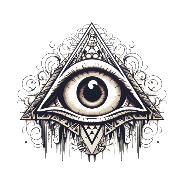 Illuminati eye by BarnesPrintHub