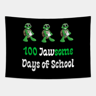 100 Jawsome Days of School Tapestry