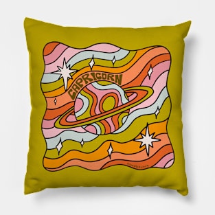 Capricorn Planet Pillow