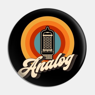 Analog Music Audio Engineer Pin