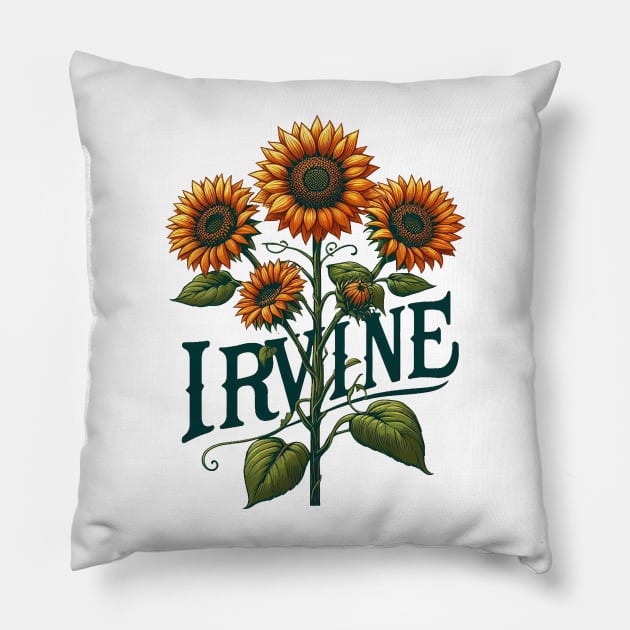 Irvine Sunflower Pillow by Americansports