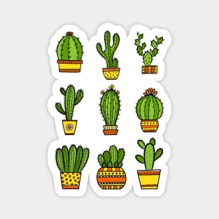 Cactus set Magnet