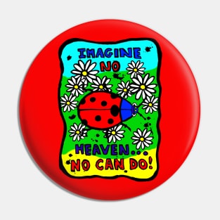 Faithful Lady Bug - What no heaven? Pin