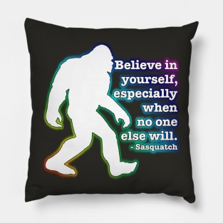 Believe in Yourself (Rainbow Twist) Pillow