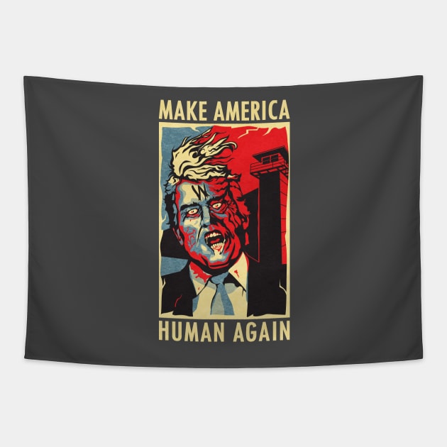 Zombald Trump Tapestry by DubyaTee