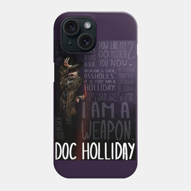 Vampire Baby Daddy Phone Case by Skip A Doodle