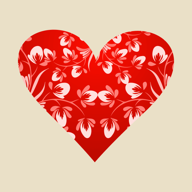 Romantic Floral Valentine Heart by parazitgoodz