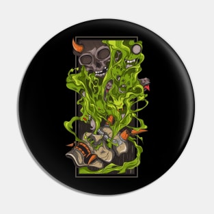 Oni Mask - Release The Soul Pin