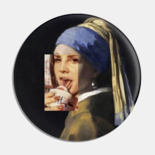 Girl with a Pearl Earring x Lana del rey Pin