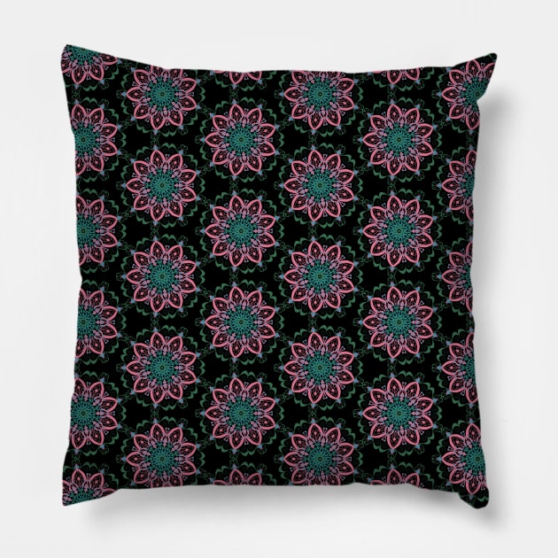 Lotus Ninja Stars Pillow by AmyMinori
