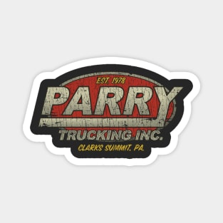 Parry Trucking 1978 Magnet