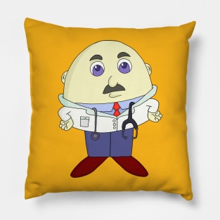 Egg Head Doctor Pillow