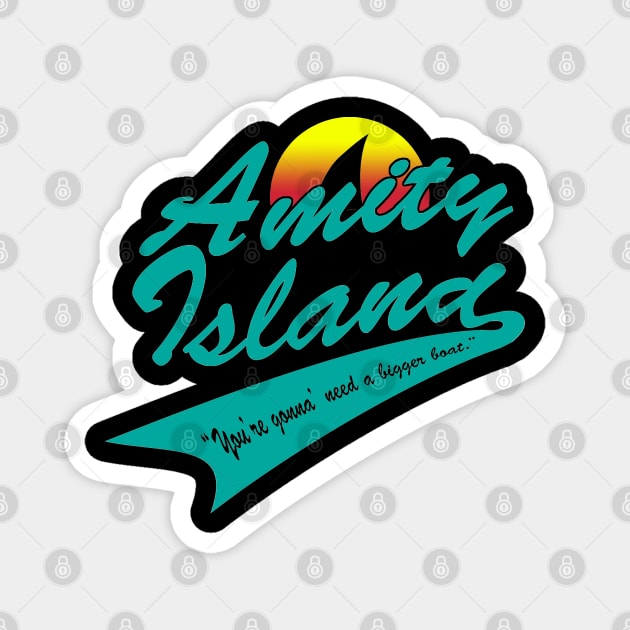 Amity Island Magnet by jwviz