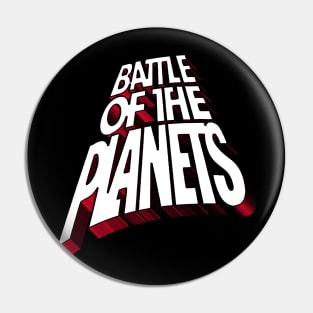 Battle of the Planets Logo 3D Pin