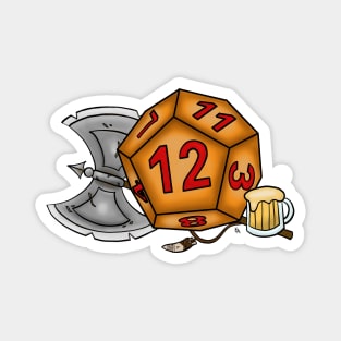 Barbarian D12 Magnet