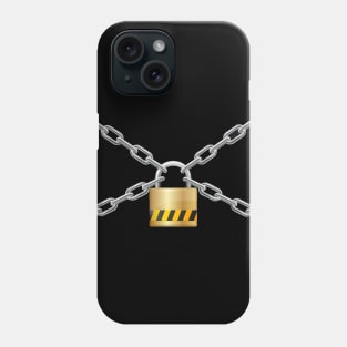 Padlock Caution Phone Case