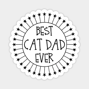 Best Cat Dad Ever Funny Cats Gift for Kitty Lovers product Magnet