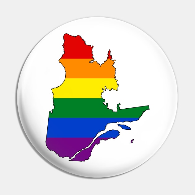 Quebec Pride Pin by somekindofguru