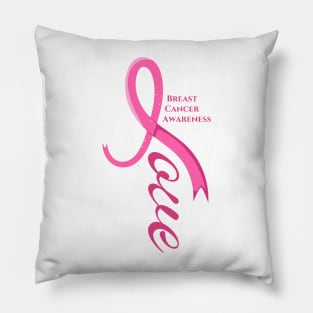 Love - Breast Cancer Awareness Pillow