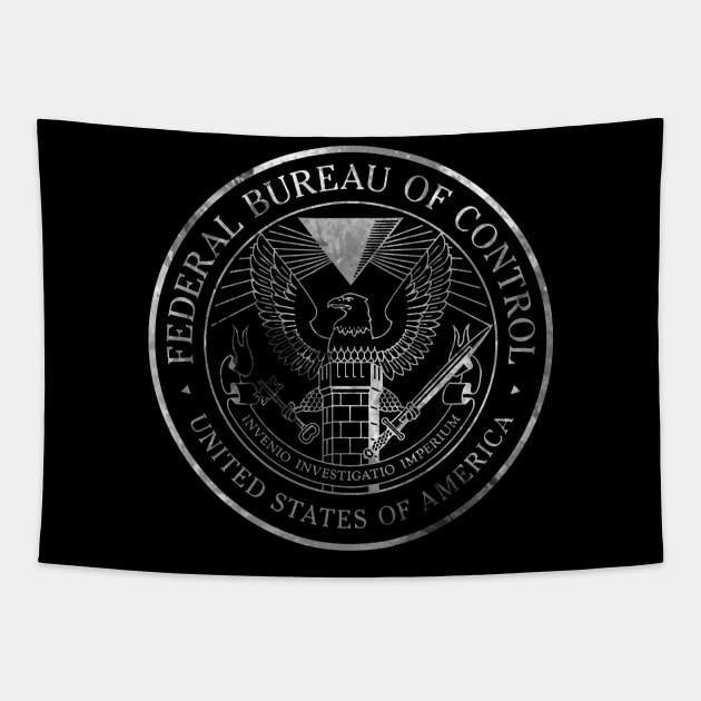Federal Bureau of Control White Tapestry by Manoss