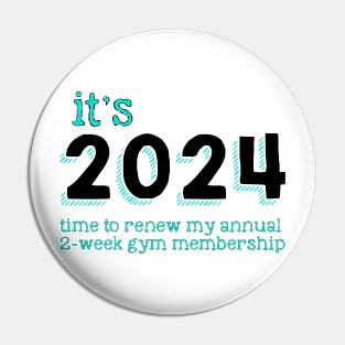 2024 Gym Membership Pin