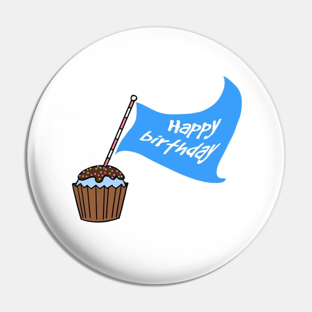 Happy Birthday Pin by Cheeky Greetings