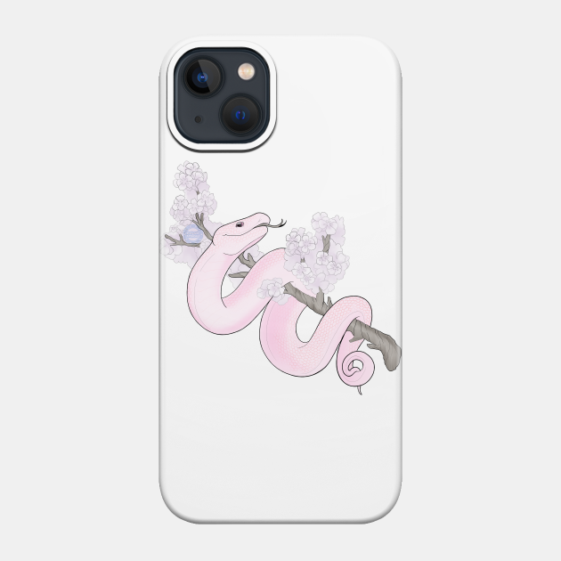 White Sakura Viper: White - Sakura - Phone Case