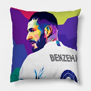 Karim Benzema Wpap Art Pillow