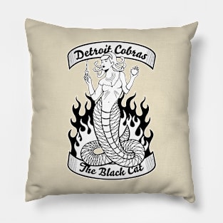 The Detroit Cobras - The black cat Pillow